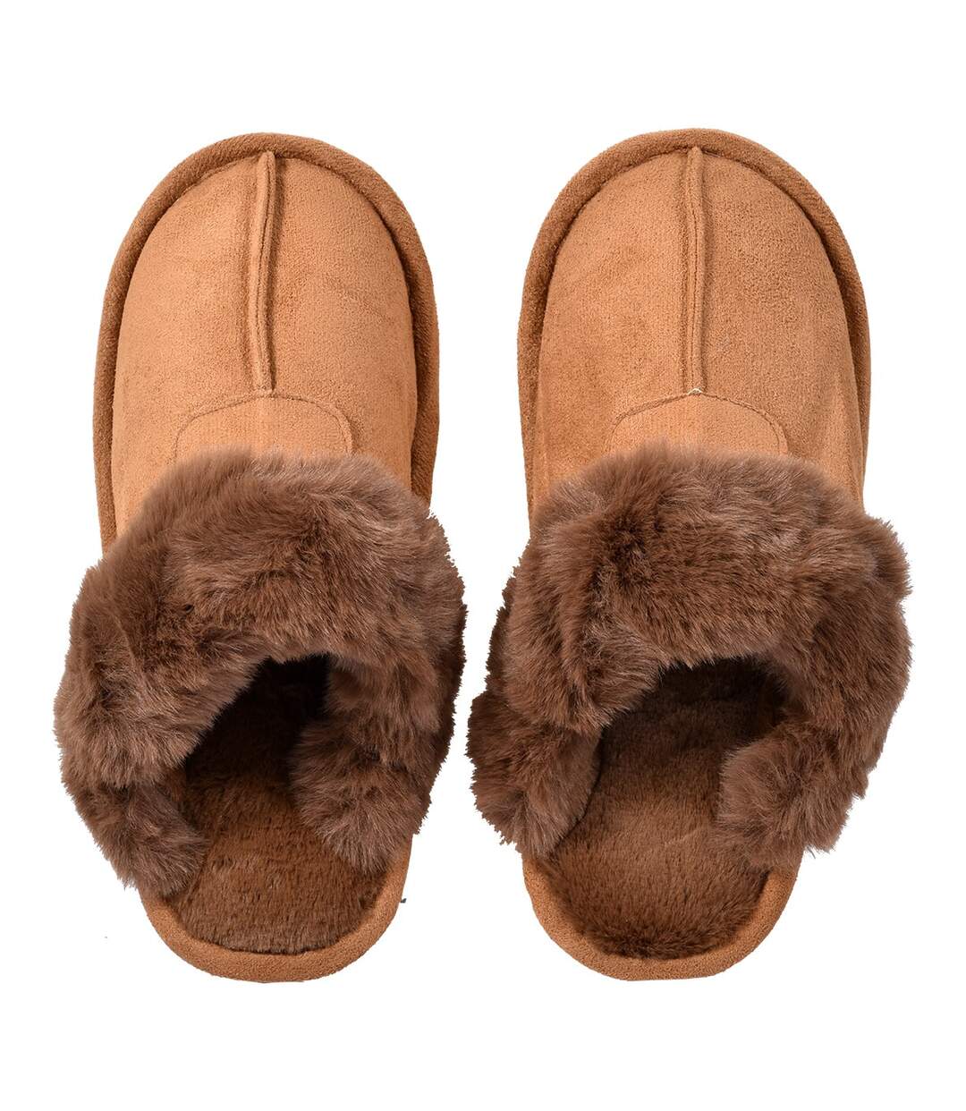 Pantoufles COCOONING pour Femme Confort PREMIUM 2089 Coffee