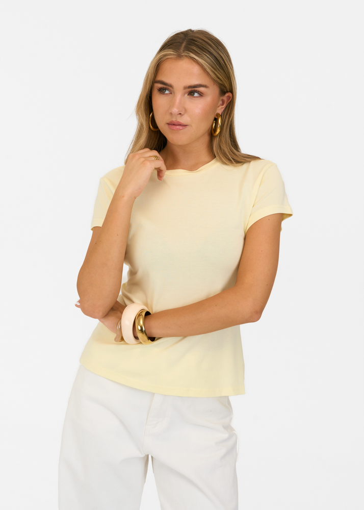 Jenske t-shirt lichtgeel