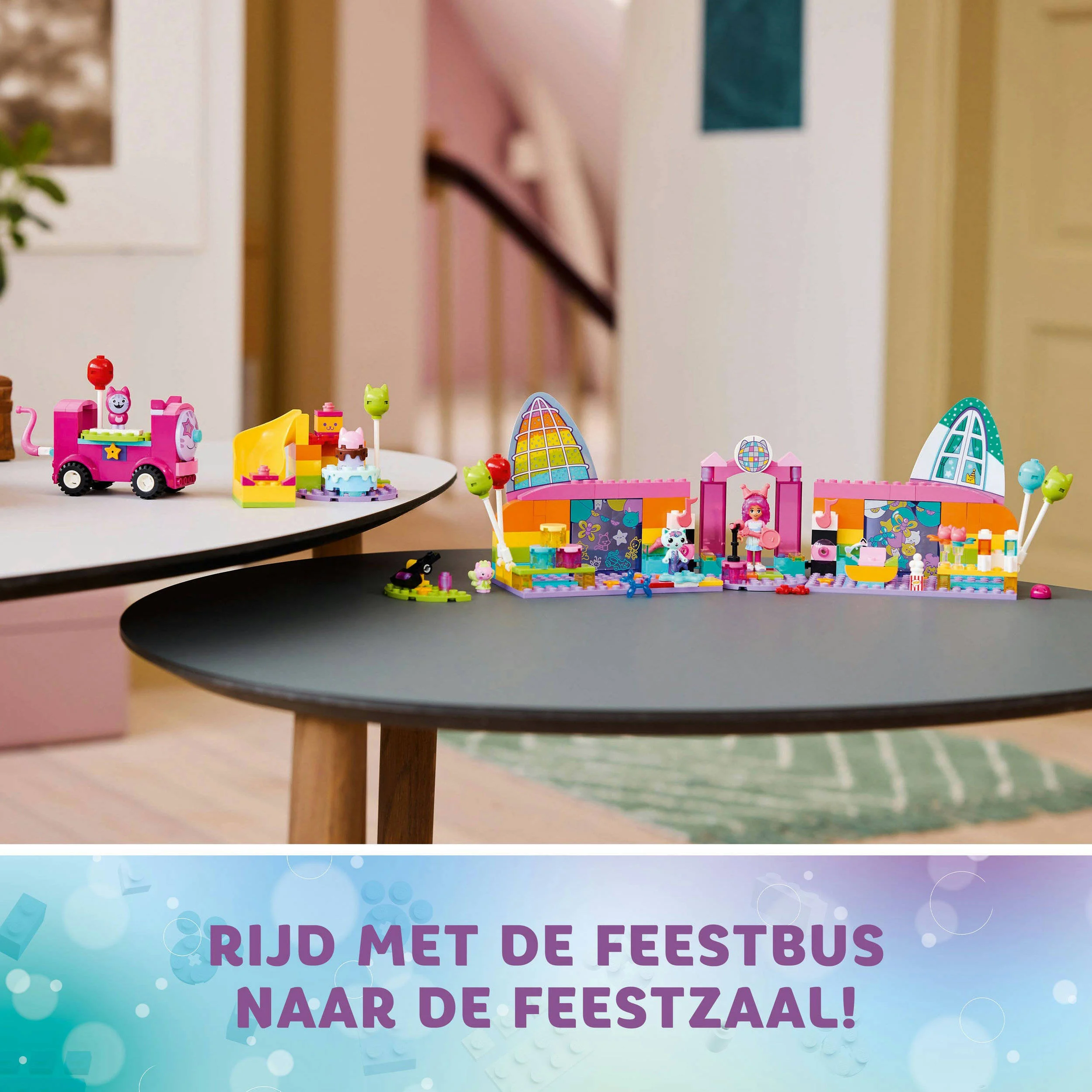 LEGO 4+ Gabby's poppenhuis Gabby's feestkamer Bouwpakket voor Kinderen met Dieren 10797