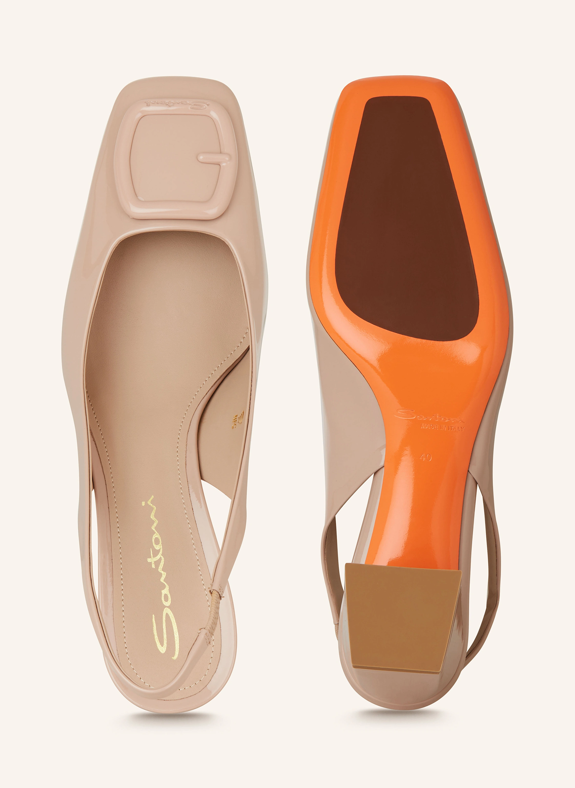 Santoni Slingpumps LEMON