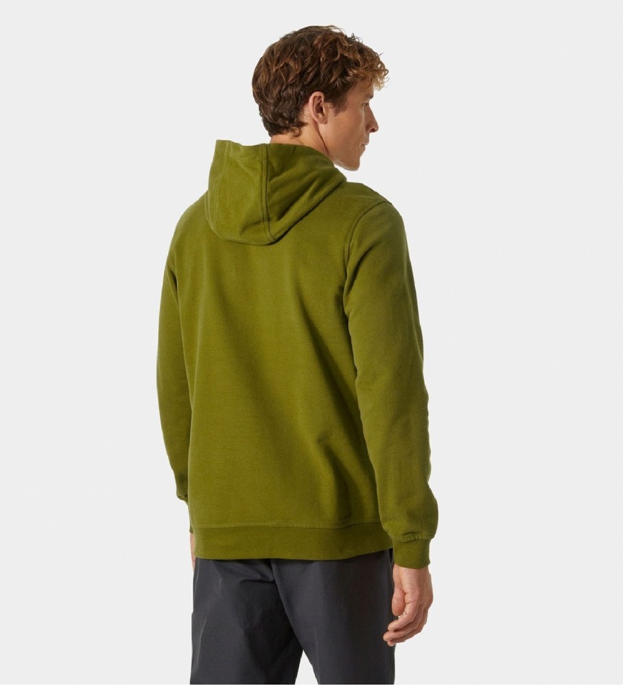 Moletom com capuz Helly Hansen com logo verde