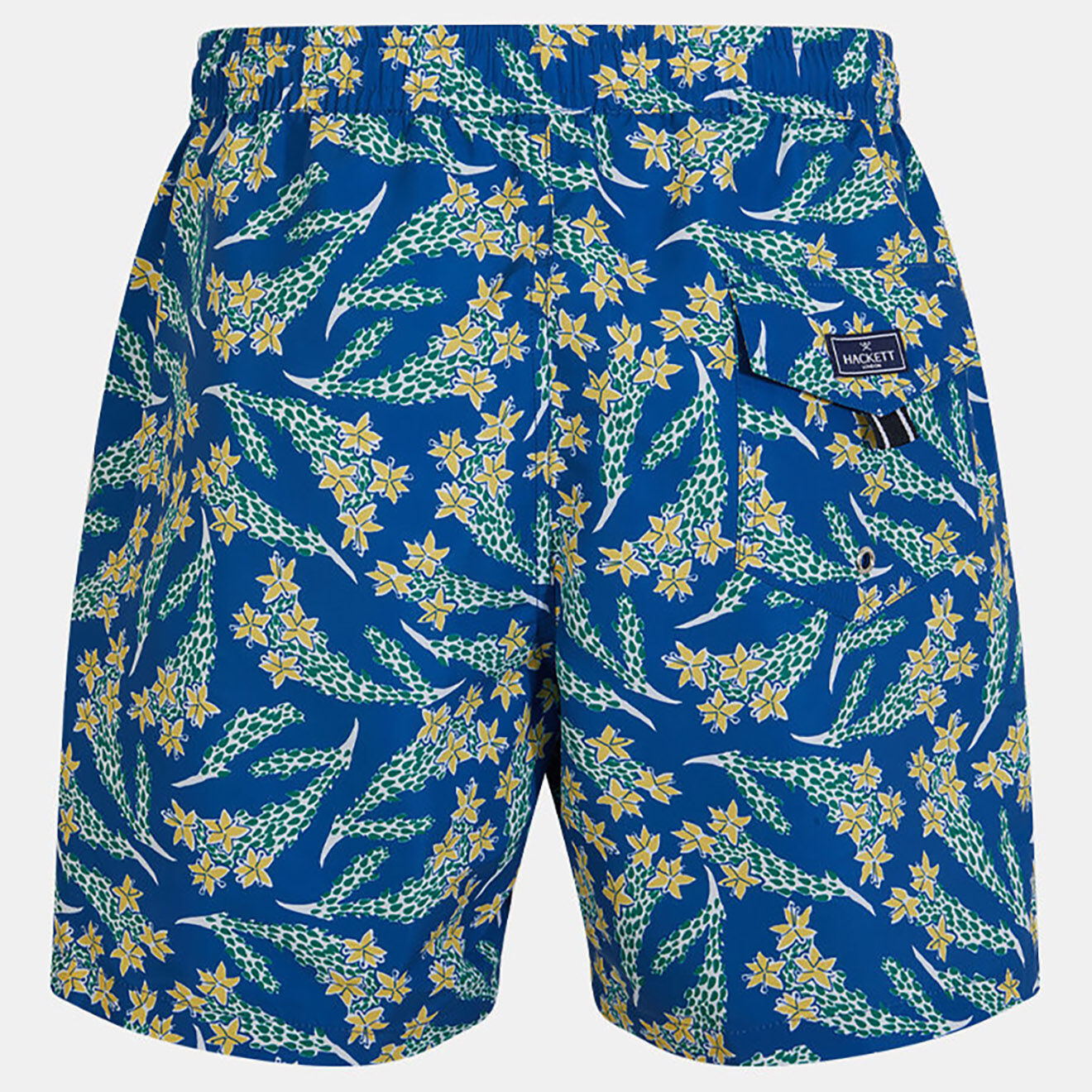Hackett London Maillot de bain imprimé fleurs & algues bleu