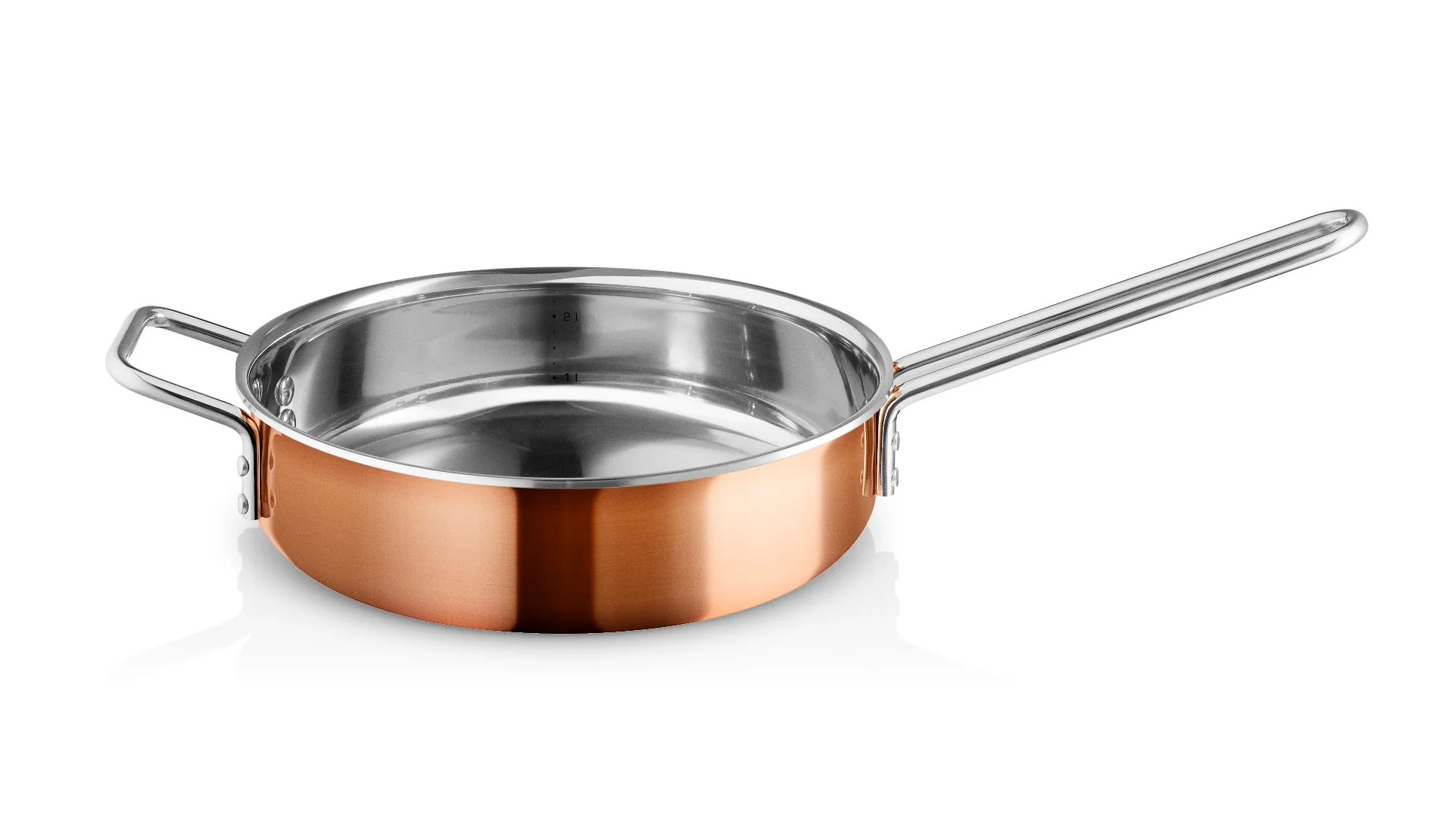 Eva Trio  Ø24 cm - Kobber sauterpande