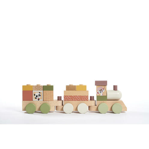 Train empilable en bois BOHO CHIC - TINY LOVE