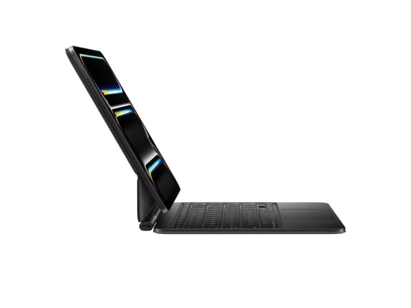Apple Magic Keyboard - Tastatur og folioveske - med styrepute - bakbelysning - Apple Smart connector - Svensk - svart - for 11-inch iPad Pro (M4)