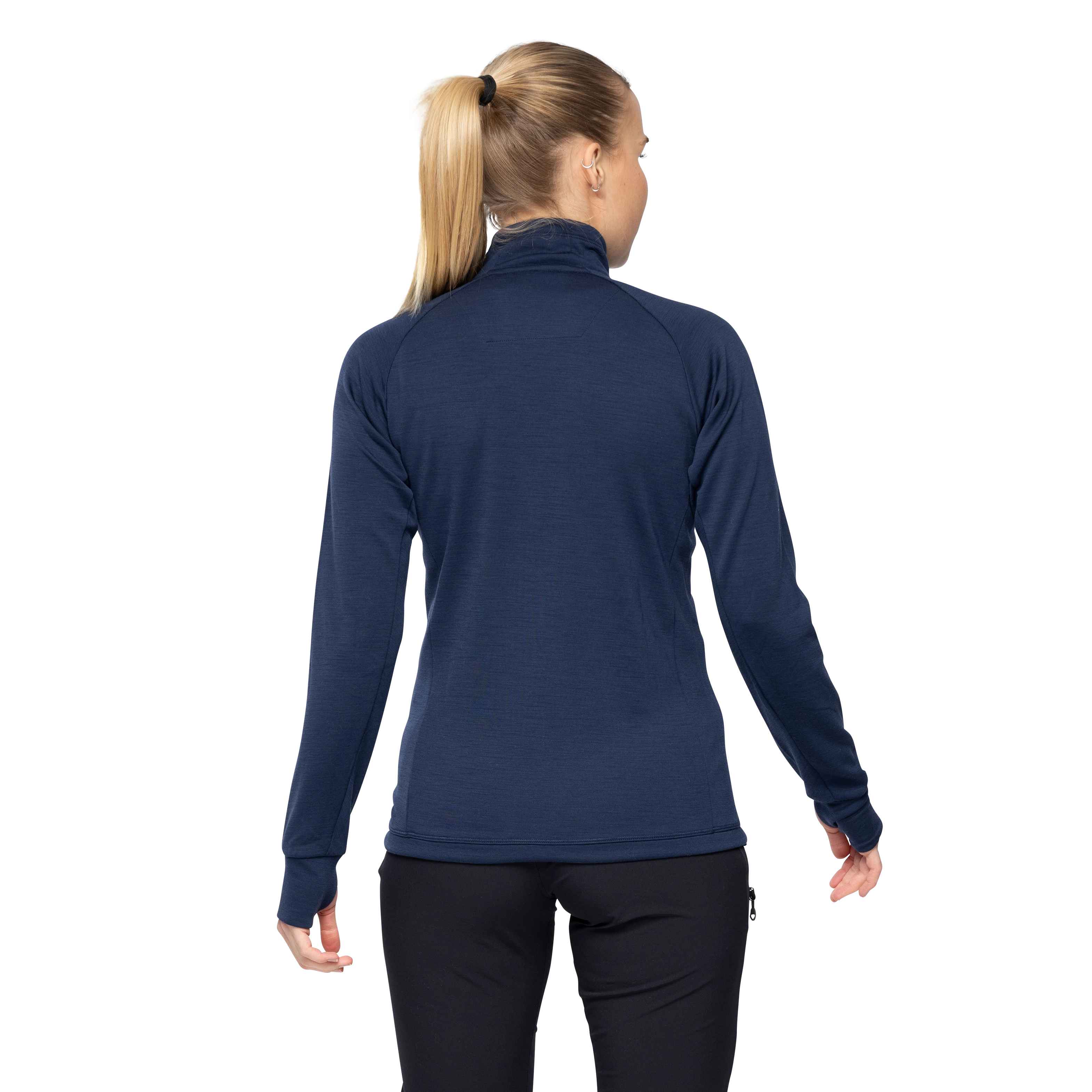 Rabot Merino Tech Midlayer Jacket Women Navy Blue