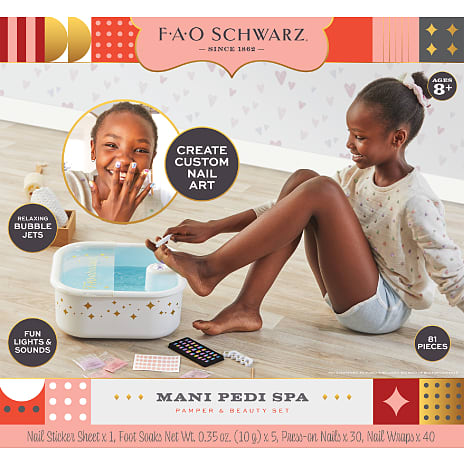 FAO Schwarz Manicure og pedicure spa legesæt
