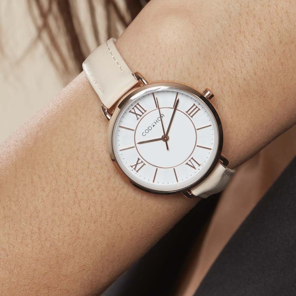Montre Codhor Lena Blanc