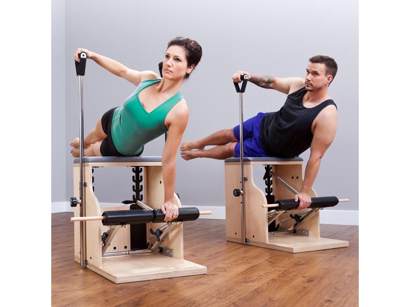 Pilates Chair Combo mit Griffen Die neue Wunda Chair-Generation