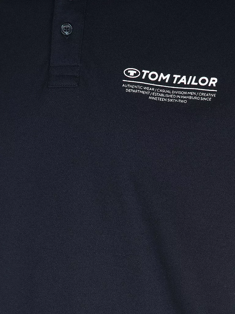 TOM TAILOR Poloshirt dunkelblau