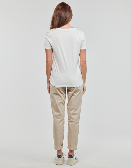 Only - ONLANE S/S FRENCH TOP CS JRS - Beige