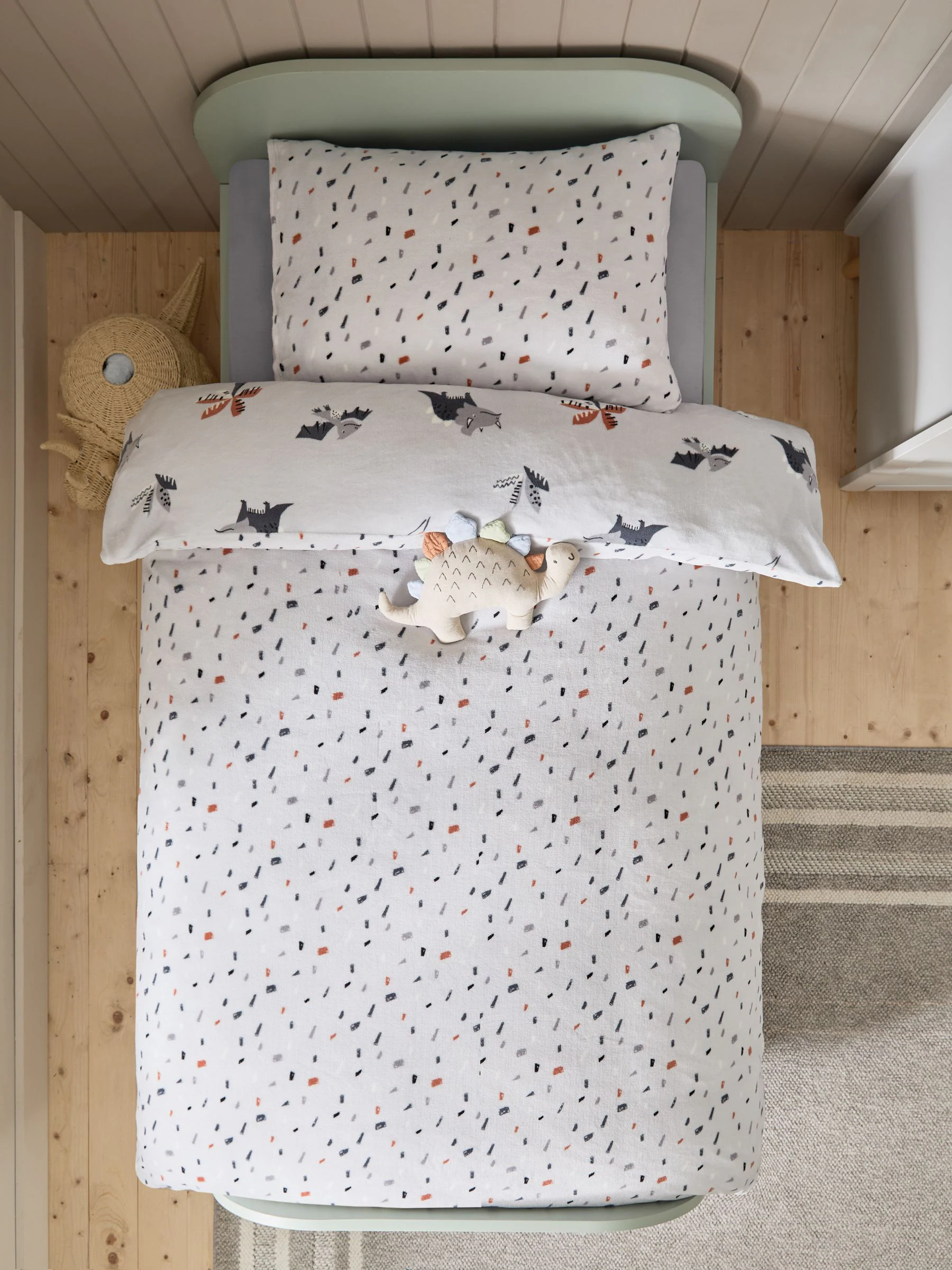 Super Soft Reversible Fleece Duvet Cover and Pillowcase Set
