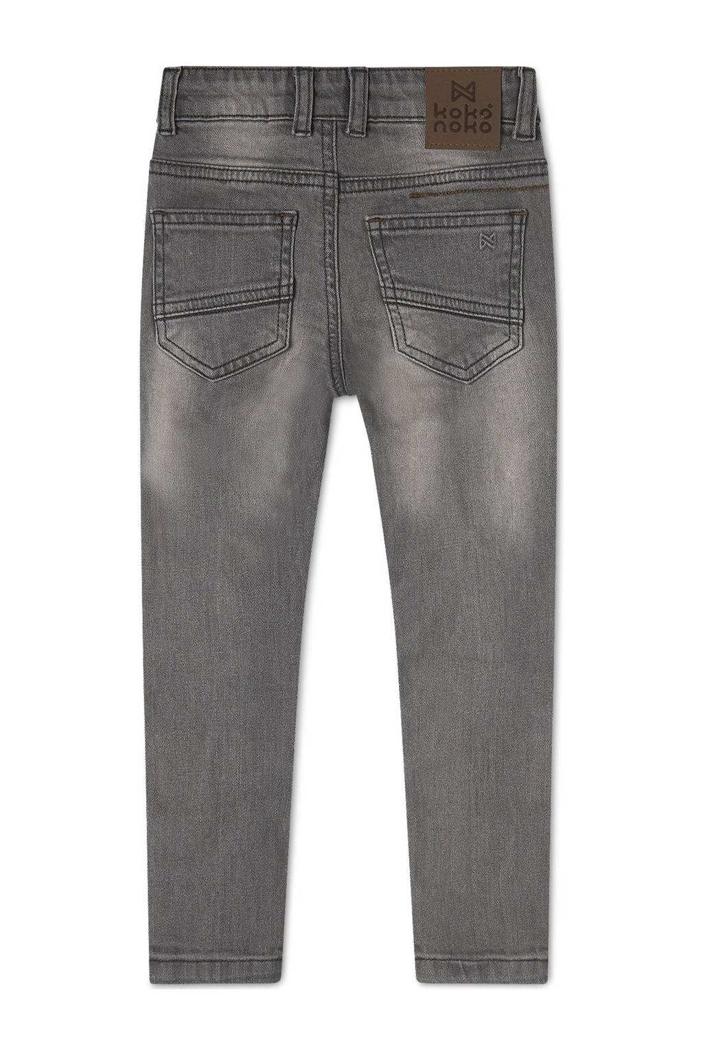 Koko Noko slim fit jeans Nox grijs stonewashed