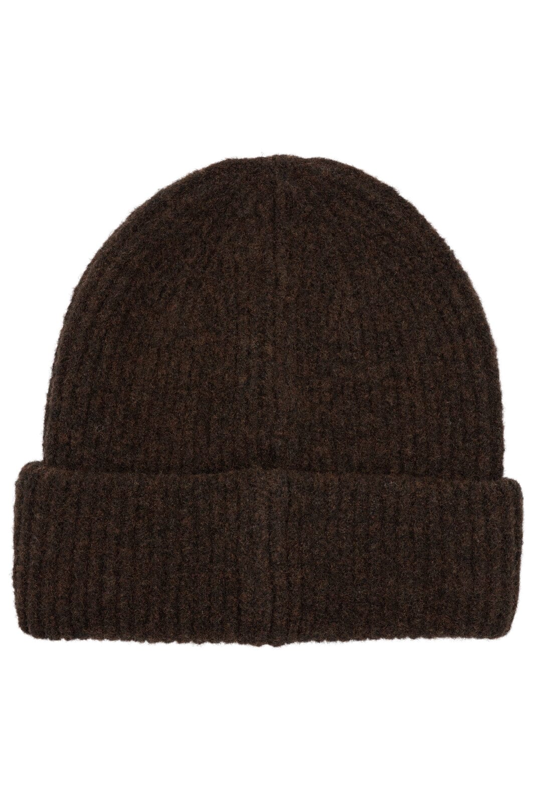 Marta Du Chateau Rib Beanie Hat 151512 brown
