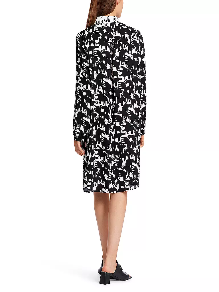 MARC CAIN Hemdblusenkleid schwarz