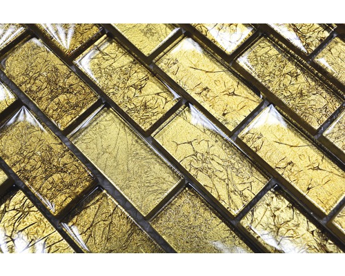 Glasmozaïek XCM 8GO35 goud 30x30 cm