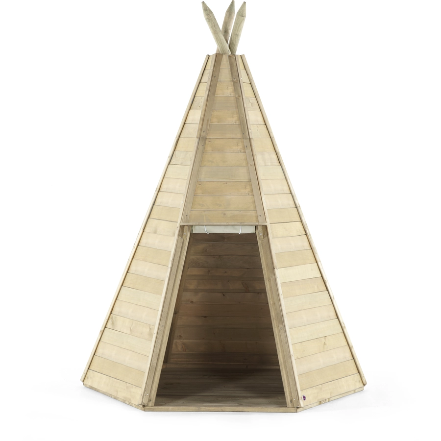 plum® Spielhaus Tipi aus Holz, 330 cm