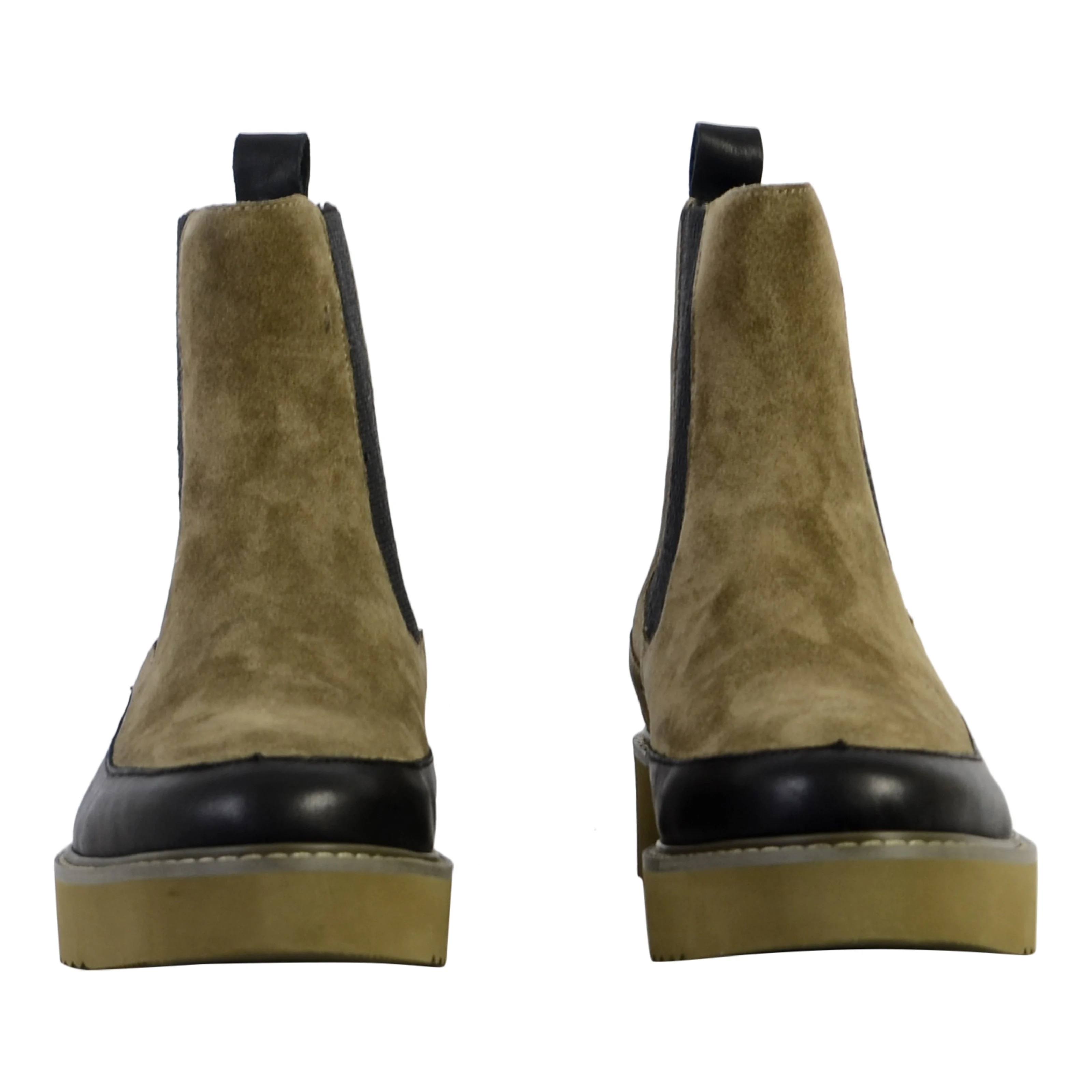 Bottine cuirolivia | Kaki