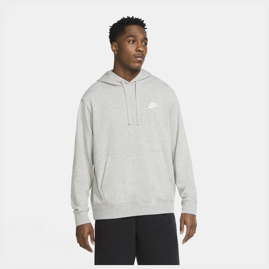 Nike Sweat à Capuche NSW Club - Gris/Argenté/Blanc