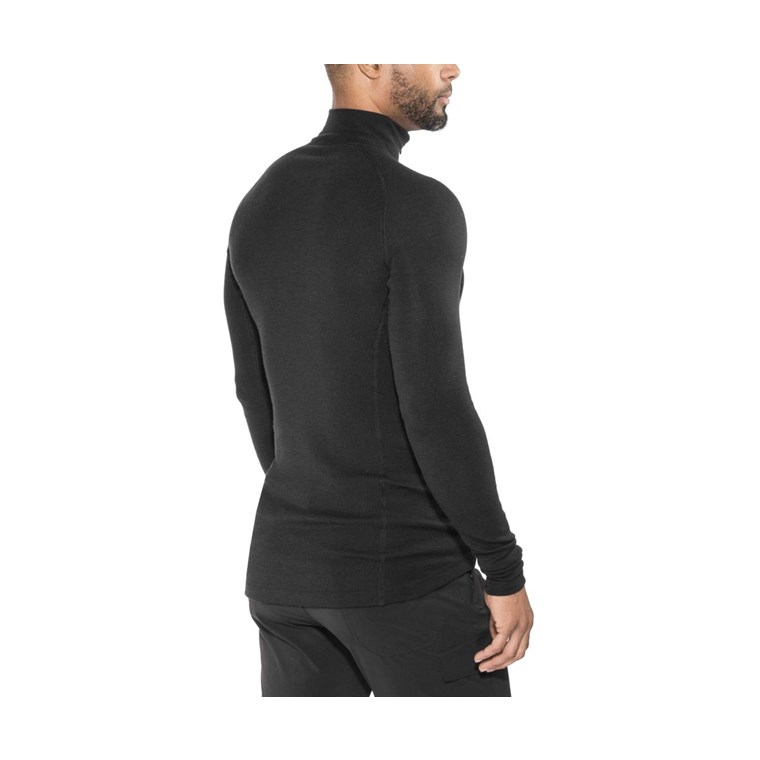 Woolpower Zip Turtleneck Lite Black
