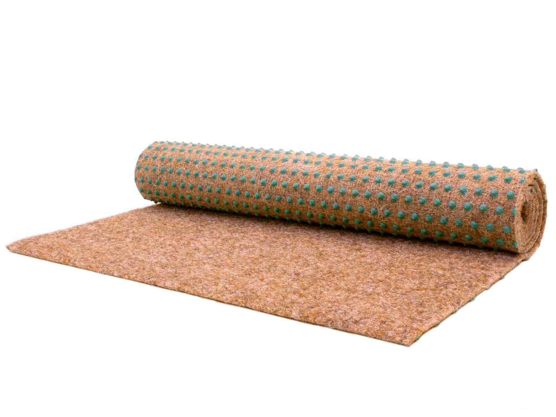 Primaflor-Ideen in Textil Kunstrasen »GREEN, Made in Netherlands« rechteckig 7,5 mm Höhe Rasenteppich, beige, mit Noppen