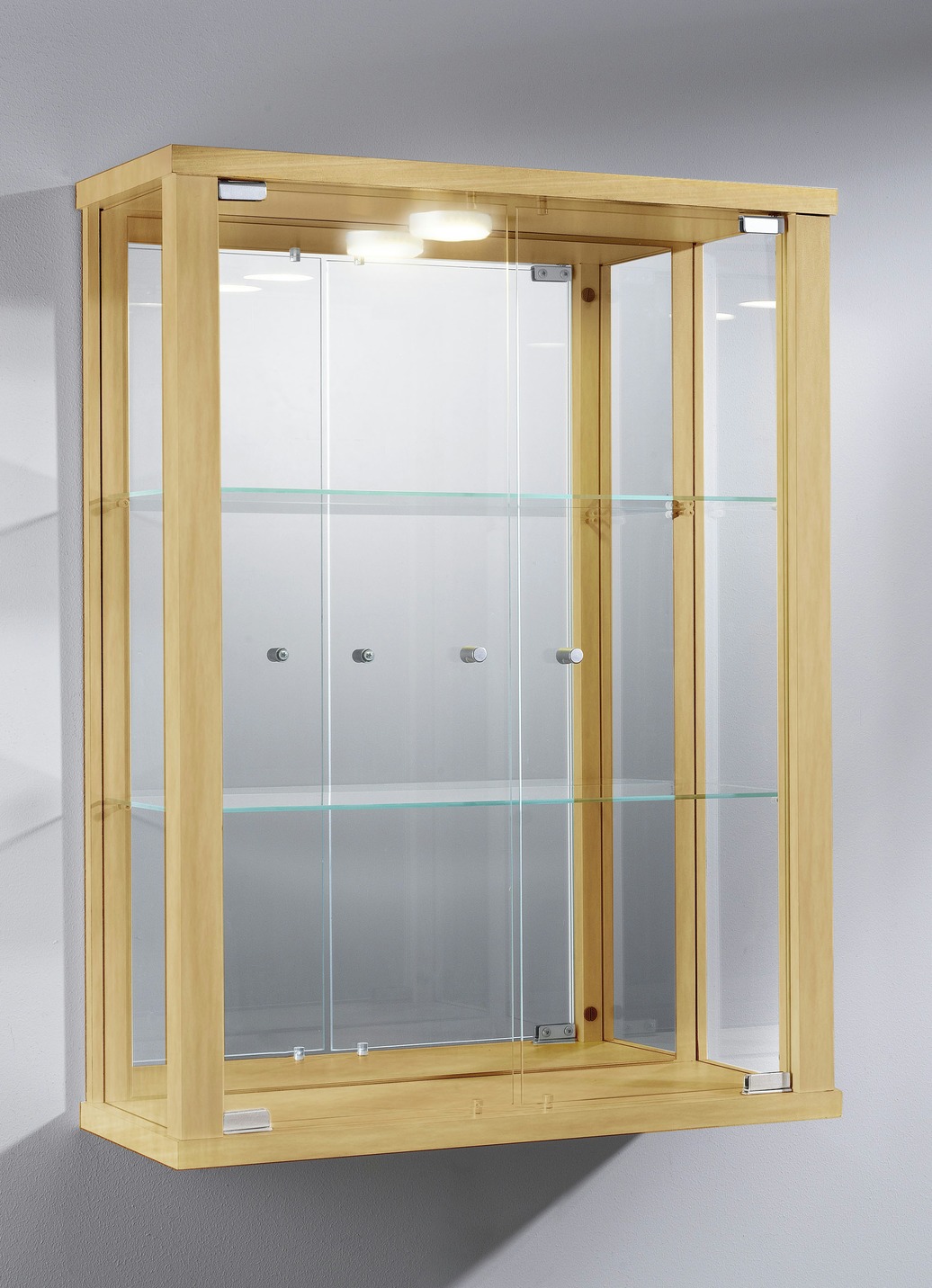 Hängevitrine mit ESG-Sicherheitsglas