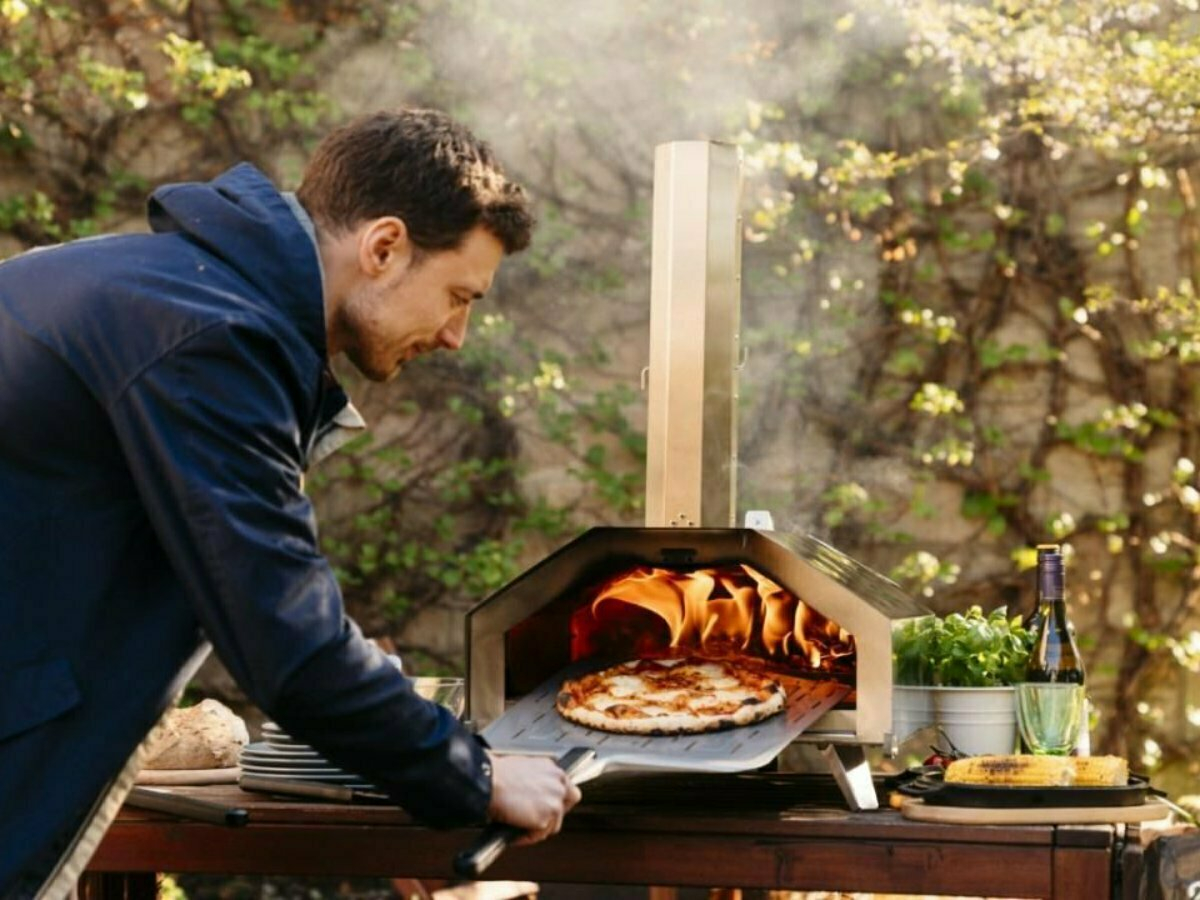 Ooni 35 cm geperforeerde pizzaschep