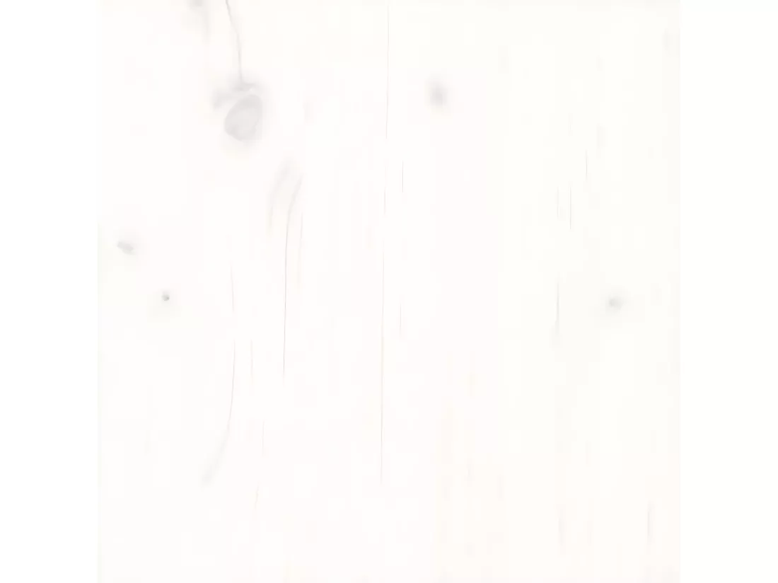 Lit superposé Blanc 90x190 cm Bois de pin massif