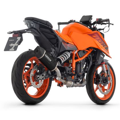 Silencieux Arrow INDY RACE EVO EMBOUT CARBONE - Noir