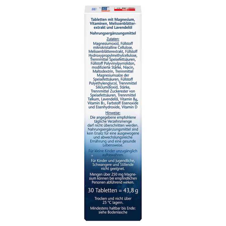 Doppelherz Magnesium 500 für die Nacht Tabletten, 30 St