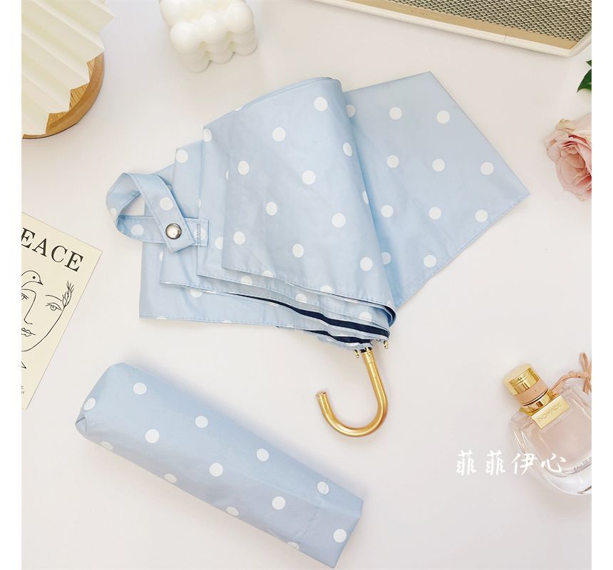 Fenmo - Polka Dot UV-bescherming Compacte Paraplu