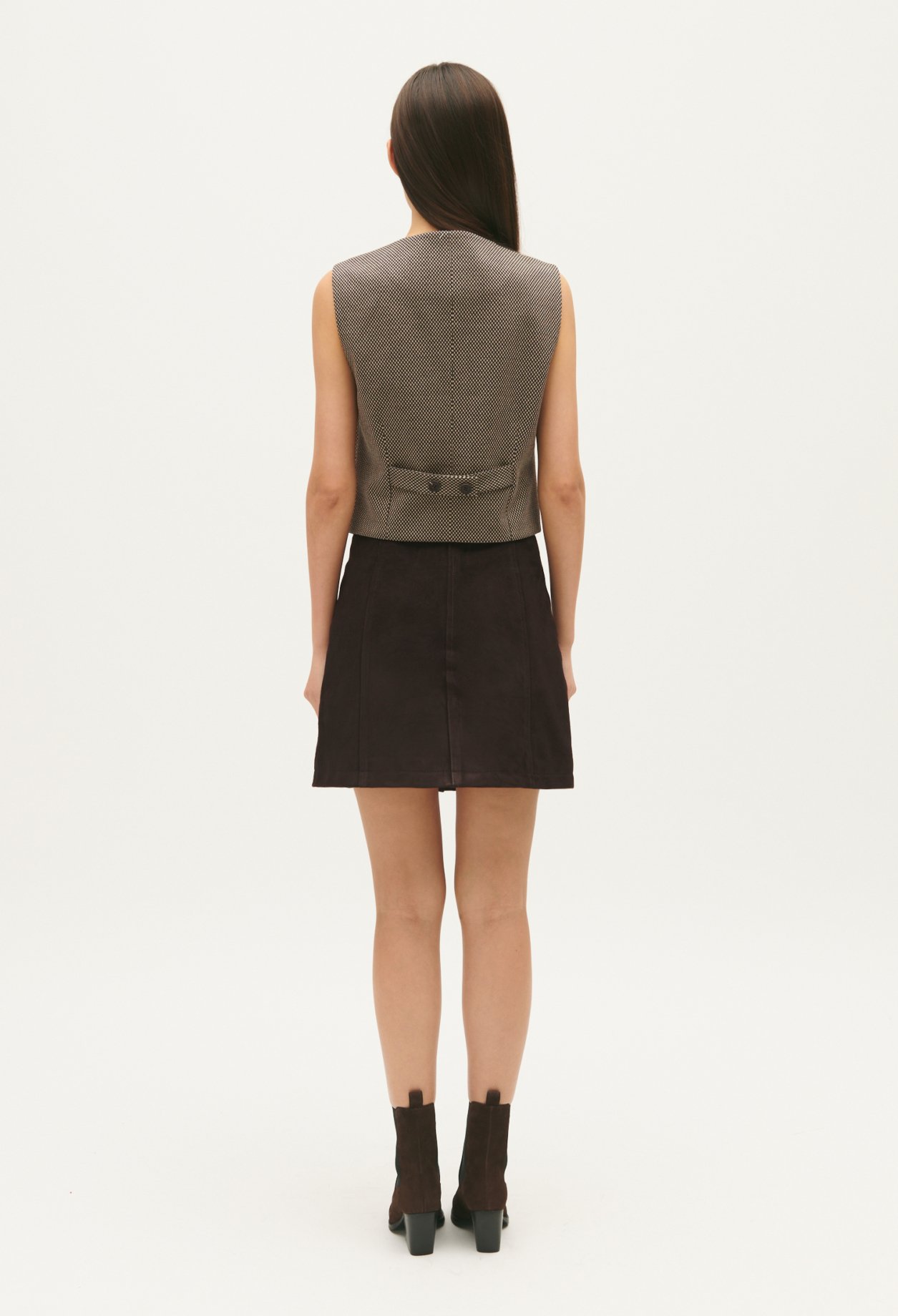 Gilet veston chocolat