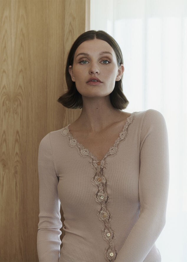Rosemunde Cardigan Lyserød