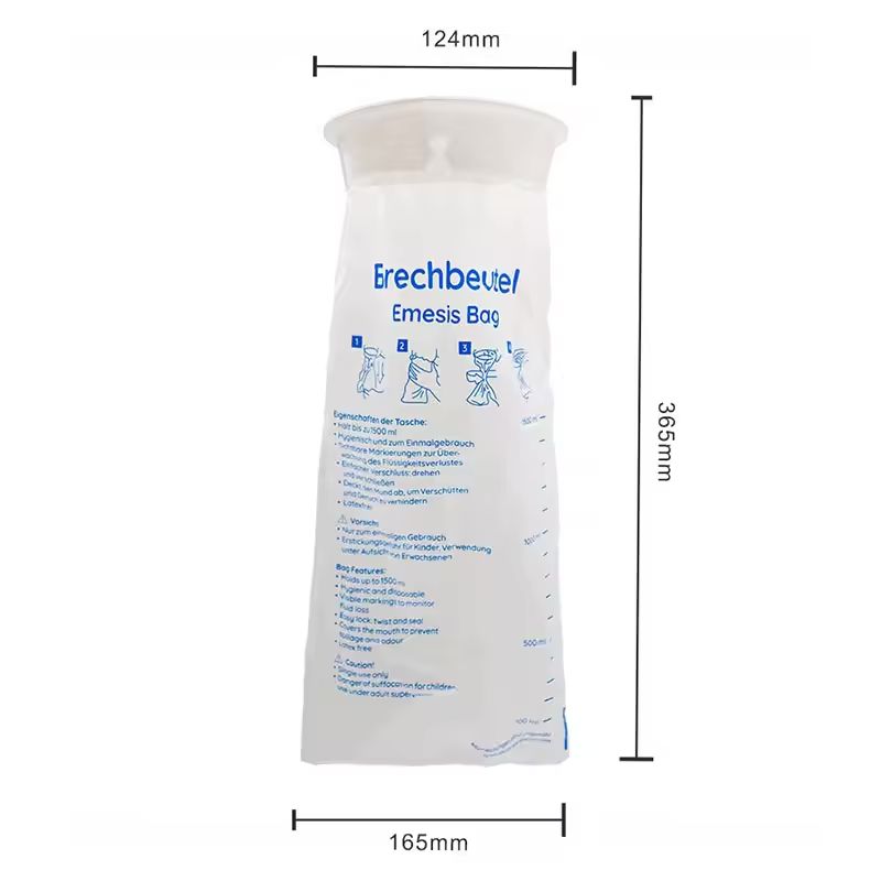 Hasemed Spuckbeutel 1500 ml mit Mundstück