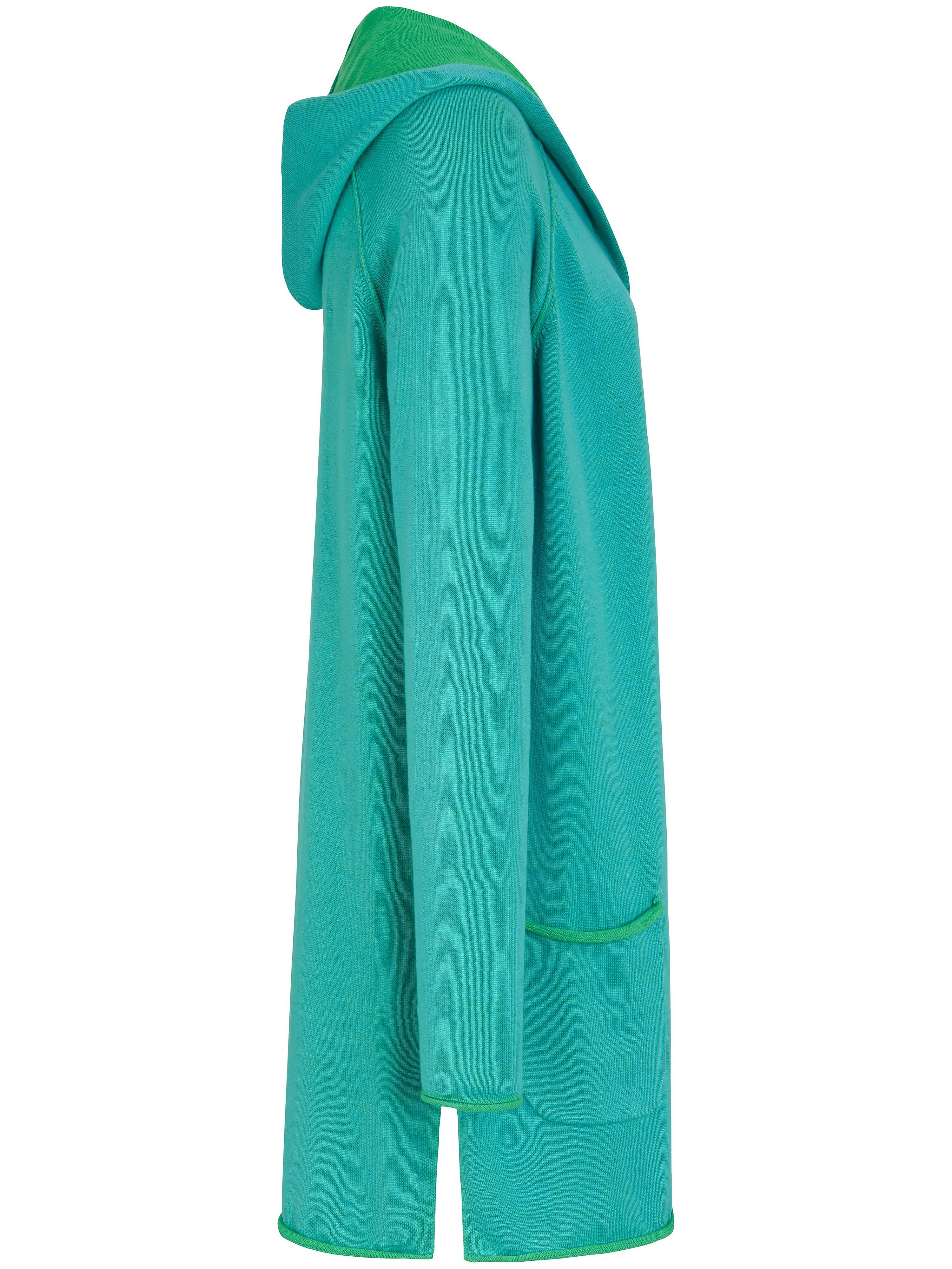 Long-Strickjacke