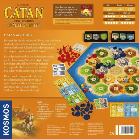 KOSMOS CATAN Erweiterung Städte & Ritter