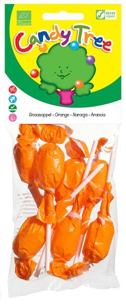 Candy Tree Sinaasappel Lollies 7 stuks