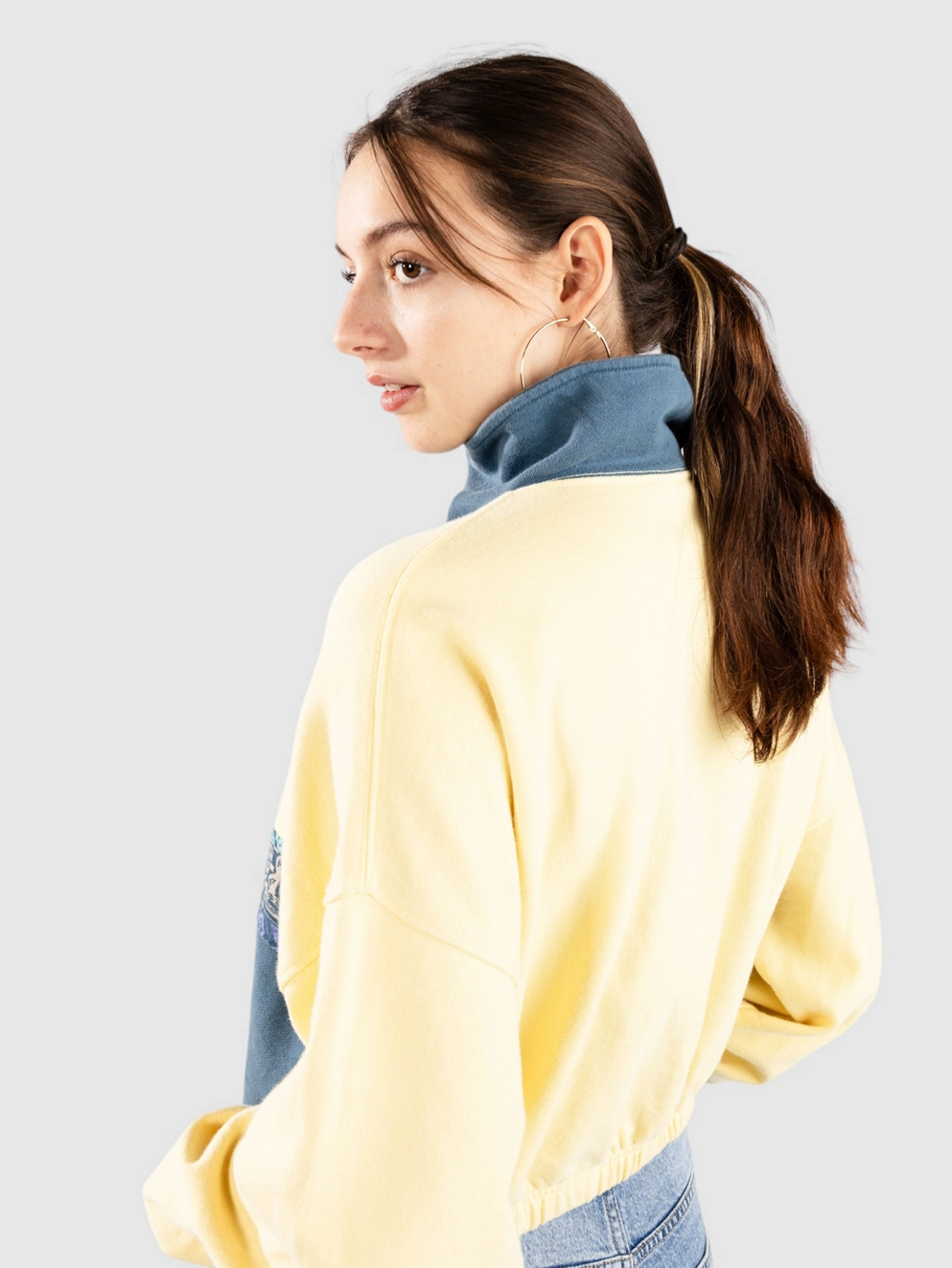 Quiksilver Half Zip Hoodie popcorn