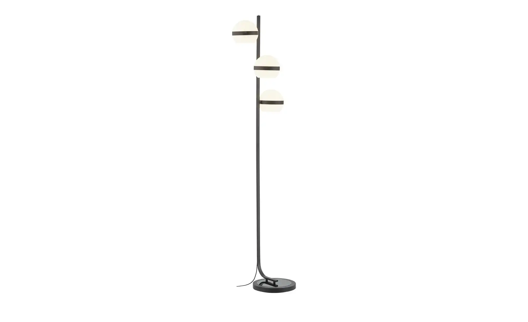 KHG LED-Stehleuchte, 3-flammig, schwarz