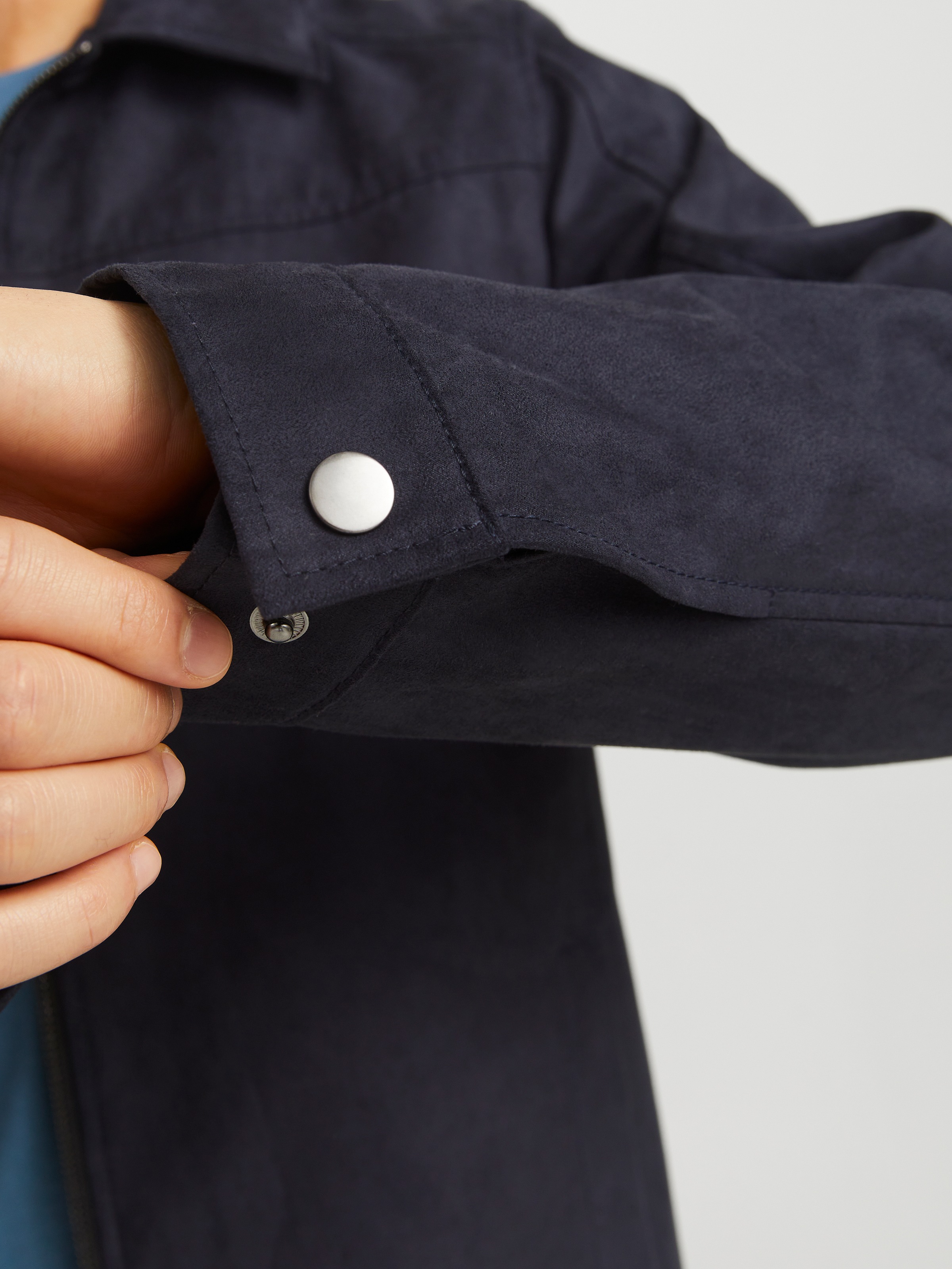 Jack & Jones Hemdjacke »JJEDYLAN SHACKET NOOS« ohne Kapuze mit Fly-Away Kragen