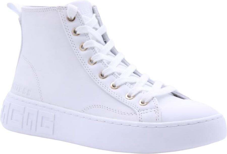 GUESS -- Invyte Hoge sneakers Leren Sneaker Dames Wit