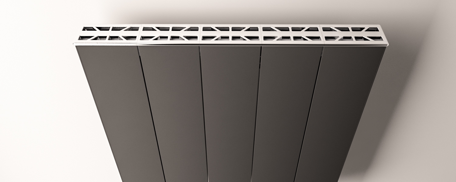 Eastbrook Vesima radiatorrooster Chroom 40,3cm