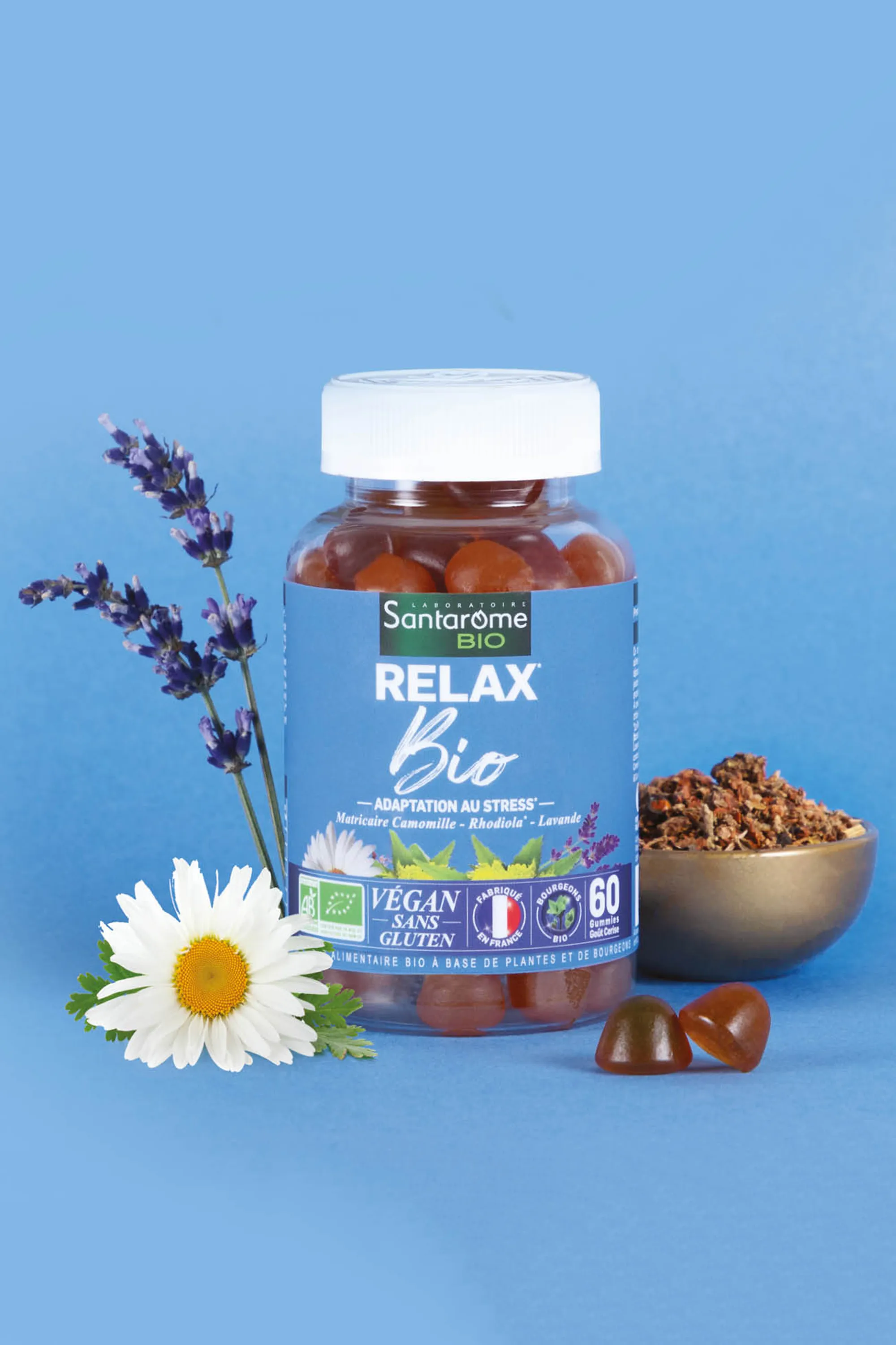 Santarome BIO Gummies Relax bio anti-stress & détente-150 g