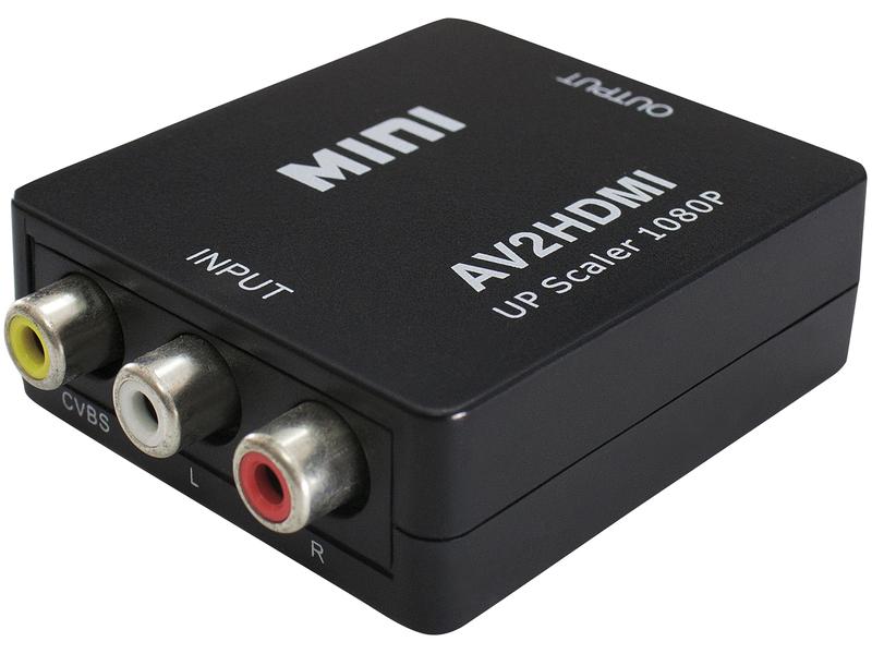 Satelliten TV Zubehör AV2HDMI Composite - HDMI Analog-Digital-Konverter mit 1080p