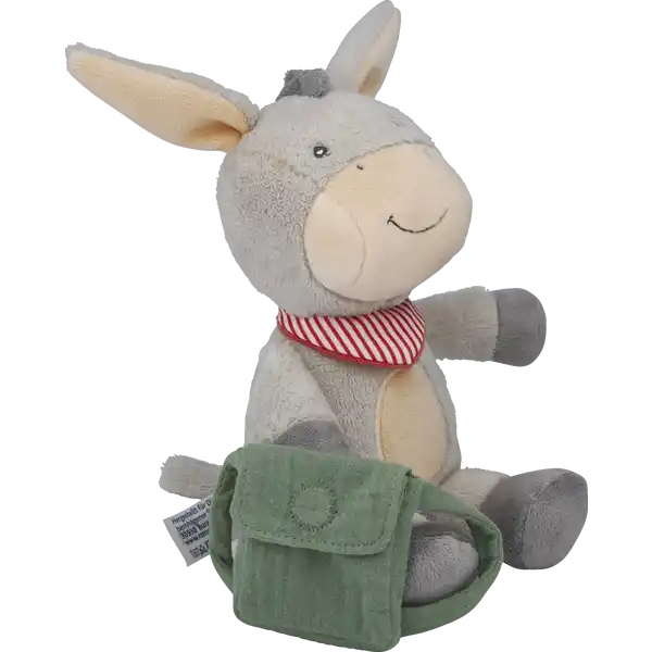 Kuscheltier Emil mit Rucksack