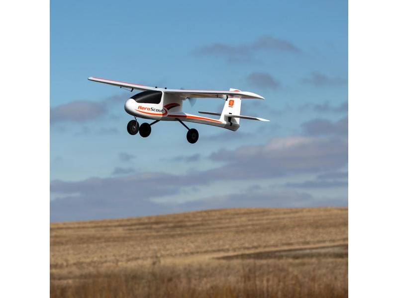 Hobbyzone Trainer Aeroscout S2 1.1 m BNF Basic Einsteiger Modellflugzeug mit Spektrum Technik