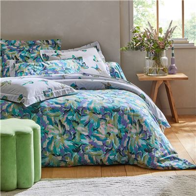Linge de lit motif papillons - BECQUET CRÉATION