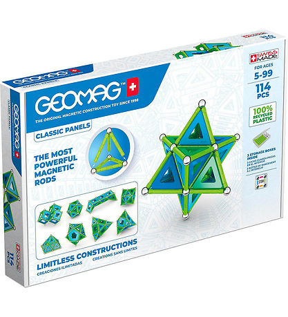 Geomag Magnets?t - Classic Panels Recycled - 114 Dele