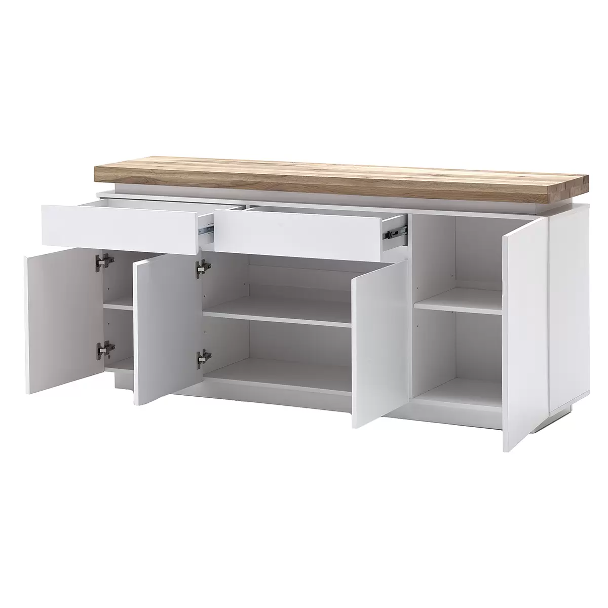 Sideboard Romina Artisan Eiche,weiss