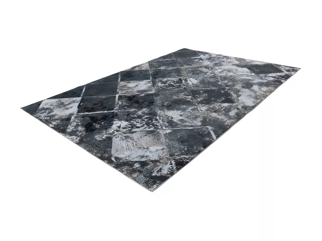 Tapis 230x160cm, design G508A coloris bleu pétrole - Confort et élégance pour votre intérieur
